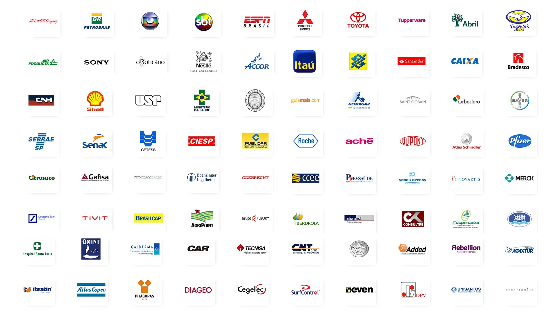 Clientes TriadPS — empresas que confiam em nossas soluções